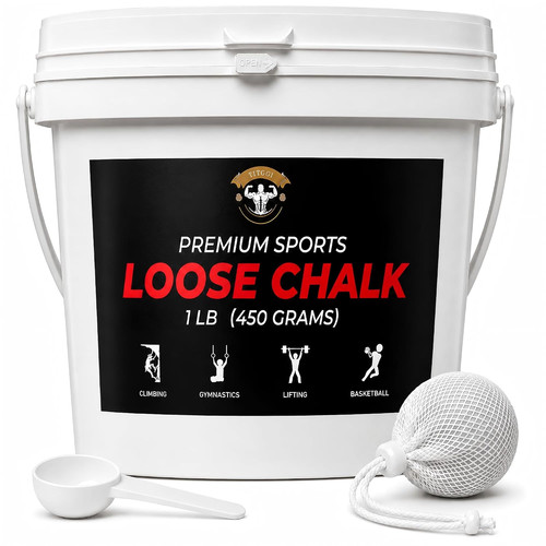 Gym chalk bucket with - chalk,